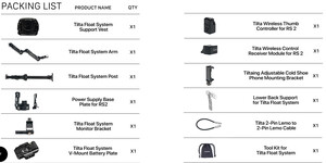 Tilta GSS-T01-V Tilta Float DJI RS2 ve RS3 İçin EL Gimbal Destek Sistemi - Thumbnail