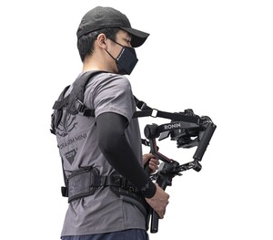 Tilta GSS-T04-DHB2 DJI RS2 / RSC2 / RS3 / RS4 için Hafif Çift Saplı Gimbal Destek Sistemi - Thumbnail