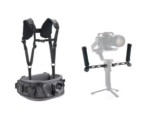 TİLTA - Tilta GSS-T04-DHB2 DJI RS2 / RSC2 / RS3 / RS4 için Hafif Çift Saplı Gimbal Destek Sistemi
