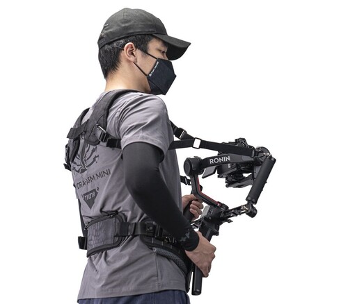 Tilta GSS-T04-DHB2 DJI RS2 / RSC2 / RS3 / RS4 için Hafif Çift Saplı Gimbal Destek Sistemi