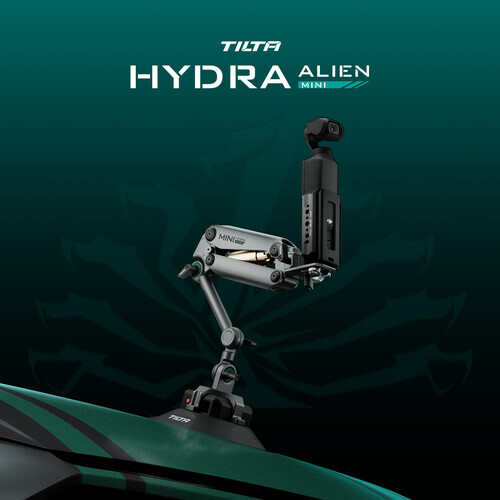 Tilta Hydra Alien Mini Araç Montaj Sistemi Elektronik Suction Cup Kiti (Titanyum Gri)