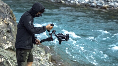 Tilta TGA-LRH DJI RS2, RS3 Pro, RS4, RS4 Pro ve RS5 için Hafif Arka Çalıştırma Kontrol Kolu