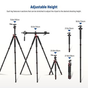 TP-27 Yatay Kollu Tripod - Thumbnail