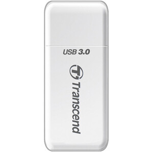 Transcend RDF5 SD/MicroSD USB 3.1 Gen 1 Type-C Çoklu Kart Okuyucu (Beyaz) - Thumbnail