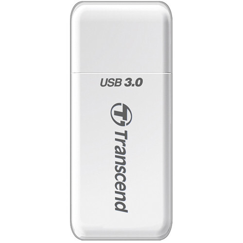 Transcend RDF5 SD/MicroSD USB 3.1 Gen 1 Type-C Çoklu Kart Okuyucu (Beyaz)