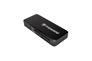 Transcend RDF5 SD/MicroSD USB 3.1 Gen 1 Type-C Çoklu Kart Okuyucu (Siyah) - Thumbnail