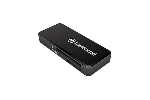 Transcend RDF5 SD/MicroSD USB 3.1 Gen 1 Type-C Çoklu Kart Okuyucu (Siyah)