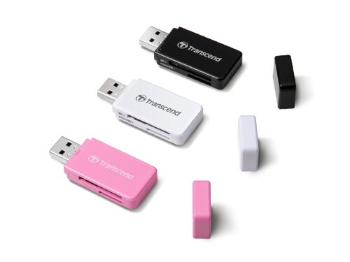 Transcend RDF5 SD/MicroSD USB 3.1 Gen 1 Type-C Çoklu Kart Okuyucu (Siyah)