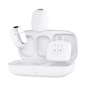 ULANZI - Ulanzi A30 Tiny 2 Kişilik Mikrofon Seti - Beyaz