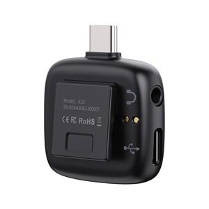 Ulanzi A30 Tiny 2 Kişilik Mikrofon Seti - Siyah - Thumbnail