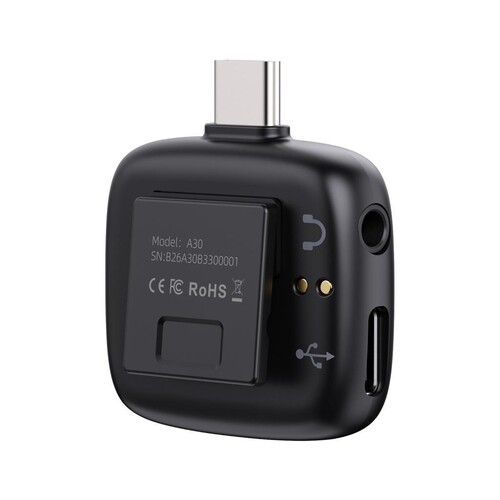 Ulanzi A30 Tiny 2 Kişilik Mikrofon Seti - Siyah