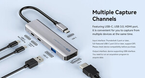 Ulanzi C060 USB-C Multifunctional Video Capture Card - Thumbnail