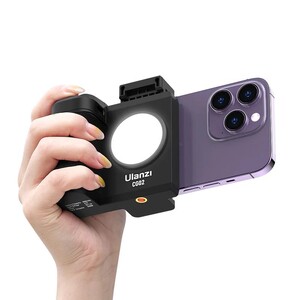Ulanzi CG02 CapGrip Telefon Kamera Işıklı Deklanşörlü Grip - Thumbnail