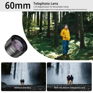 Ulanzi CL-006 60mm Telefoto Profesyonel Telefon Lensi - Thumbnail