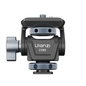 Ulanzi - Ulanzi EA04 Adjustable Damping Ball Head Cold Shoe LED Işık ve Monitör Adaptörü - C086