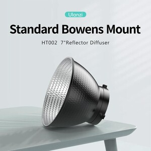 Ulanzi HT002 7 inç Standart Bowens Tipi Işık Reflektör ve Difüzör - L008 - Thumbnail