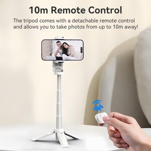 Ulanzi JJ02 Extendable Telefon Tripod Grip Beyaz - Thumbnail