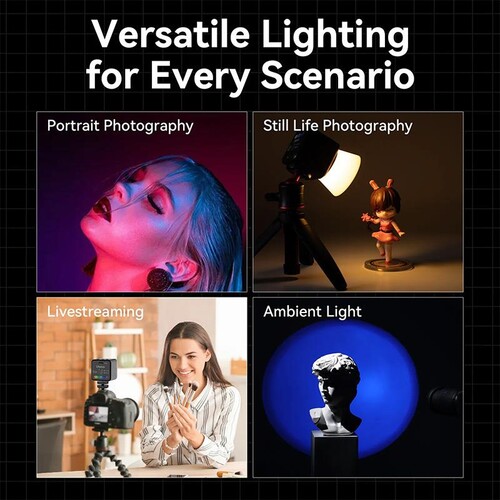 Ulanzi L3 RGB LED Efektli Video Işığı L052GBB1