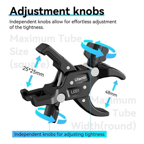 Ulanzi LC01 Işık Standı İçin Super Clamp
