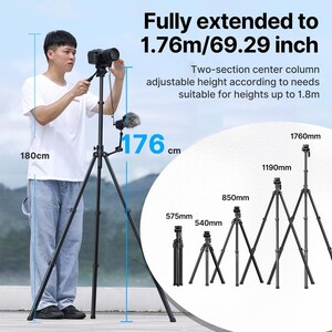 Ulanzi MT-65 Bluetooth Kumandalı Deve Boynu Video Tripod - Thumbnail