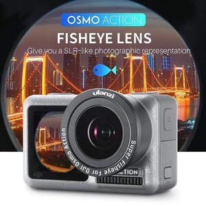 ULANZI - Ulanzi OA-6 Dji Osmo Action Balık Gözü Lens (1)