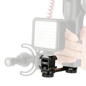 Ulanzi - Ulanzi PT-3 Üçlü Hot Shoe Bağlantı Aparatı (1)