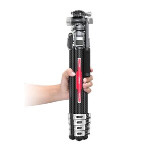 Ulanzi TT09 VideoGo Carbon Fiber Travel Video Tripod - Thumbnail