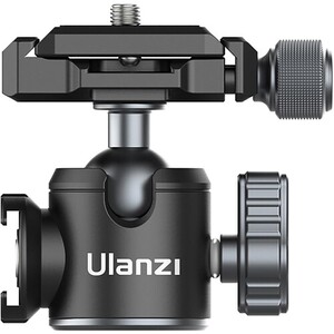 Ulanzi U-80L Arca Side Cold Shoe Ball Head Tripod Başlığı - Thumbnail