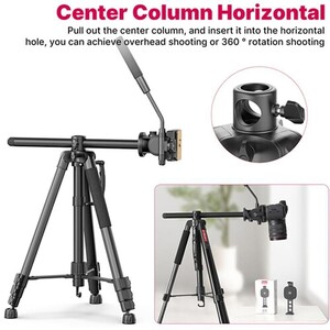 Ulanzi U-Select VT-02 Hafif Taşınabilir 360° Alüminyum Tripod Monopod - Thumbnail