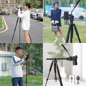 Ulanzi U-Select VT-02 Hafif Taşınabilir 360° Alüminyum Tripod Monopod - Thumbnail