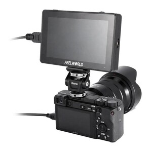Ulanzi U150 Kamera Üstü Monitör Bağlantı Kafası Ball Head - Thumbnail