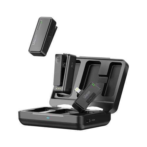 Ulanzi UW-MIC Kablosuz İkili Kayıt Yaka Mikrofonu - Lightning