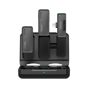 Ulanzi - Ulanzi UW-MIC Kablosuz İkili Kayıt Yaka Mikrofonu - Lightning (1)