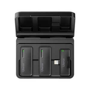 Ulanzi UW-MIC Kablosuz İkili Kayıt Yaka Mikrofonu - Lightning - Thumbnail