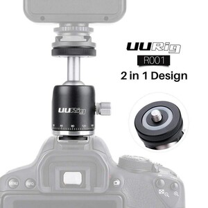 UURig R001 Top Kafa (Ball Head) Tripod Kafa - Thumbnail