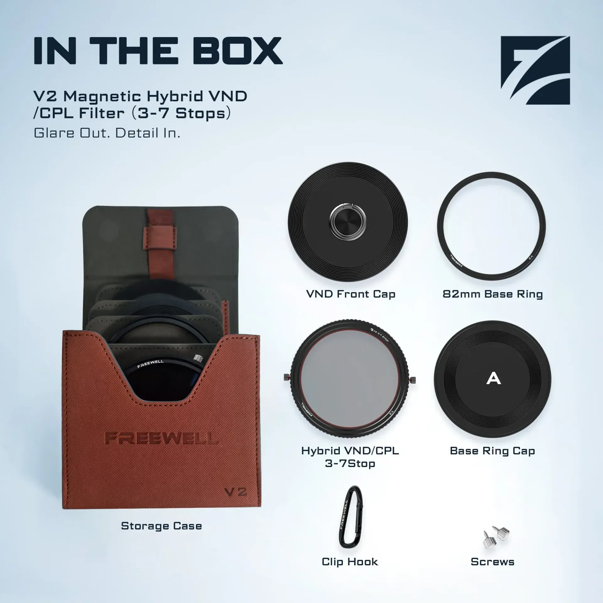 V2 SERIES MAGNETIC HYBRID VND/CPL 3-7 STOPS FILTER 82MM - Thumbnail