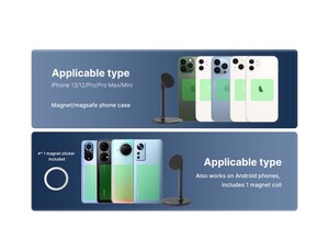 VIJIM HP002 Manyetik Masaüstü IPhone Standı - Thumbnail