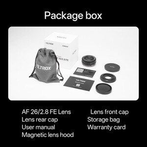 Viltrox AF 26mm f/2.8 EVO FE Lens (Sony E) - Thumbnail