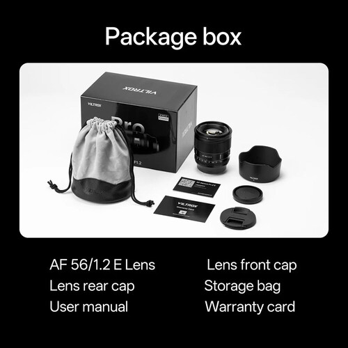 Viltrox AF 56mm f/1.2 Pro E Lens (Sony E)