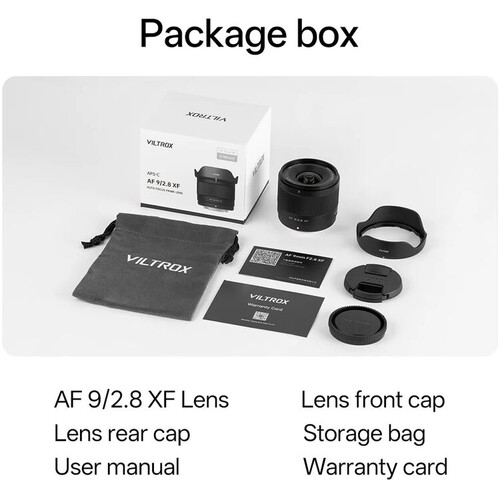 Viltrox AF 9mm f/2.8 Air XF Lens (Fuji X)