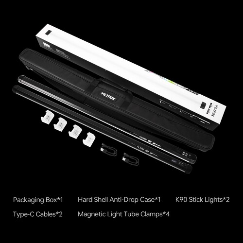 Viltrox K90 RGB Tube Işık (2'li Set)