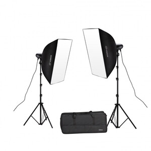 Visico - Visico VL-400 II Plus Elfin 2'li Paraflaş Kiti Visico - Visico VL-400 II Plus Elfin 2'li Paraflaş Kiti
