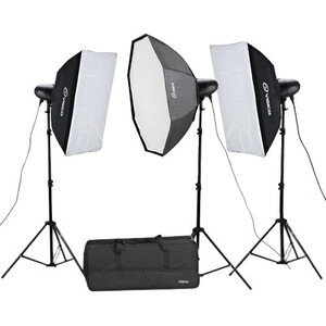 Visico - Visico VL-400 II Plus Elfin 3'lü Paraflaş Kiti Visico - Visico VL-400 II Plus Elfin 3'lü Paraflaş Kiti