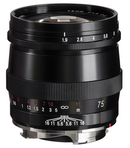 Voigtlander - Voigtländer lens F1.9/75mm VM SC ULTRON Voigtlander - Voigtländer lens F1.9/75mm VM SC ULTRON