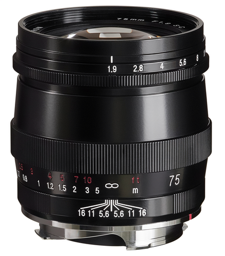 Voigtländer lens F1.9/75mm VM SC ULTRON