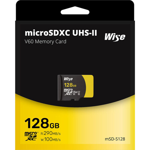 Wise Advanced 128GB microSDXC UHS-II V60 Hafıza Kartı
