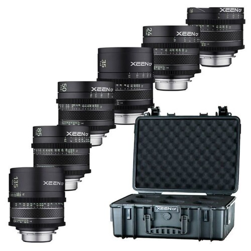 XEEN CF 16, 24, 35, 50, 85, 135mm Cine 6'lı Set (Arri PL)