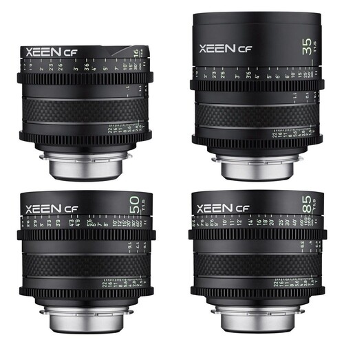 XEEN CF 16, 35, 50, 85mm Cine 4'lü Set (Arri PL)