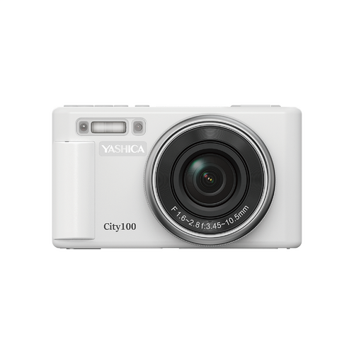 Yashica City 100 Dijital Fotoğraf Makinesi (Beyaz)