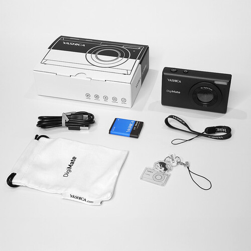 Yashica Digimate Dijital Fotoğraf Makinesi (Siyah)